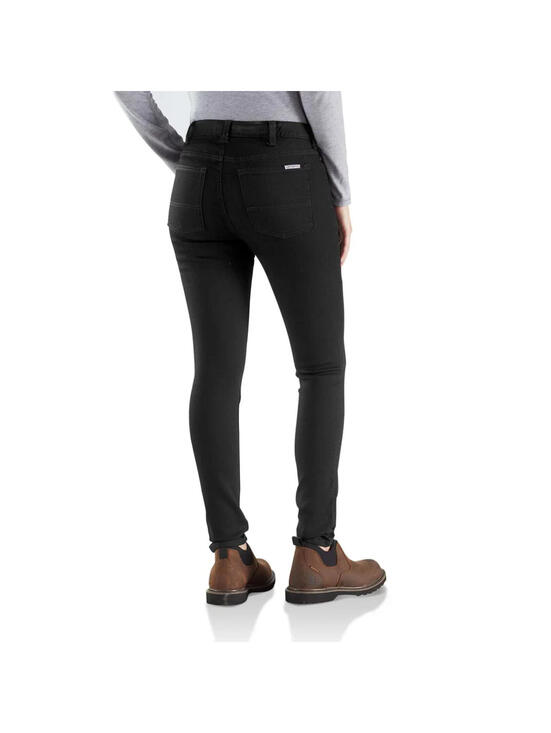 Carhartt Pants - Carhartt Slim-Fit Layton Skinny Leg Jean Women's Black Denim Size 8 Reg